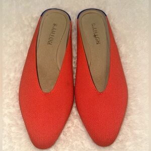 Rothy's Vibrant Coral Mules